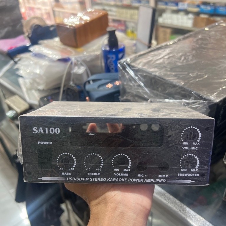 Bok Power Ampli SA100 USB Box Plat Tebal
