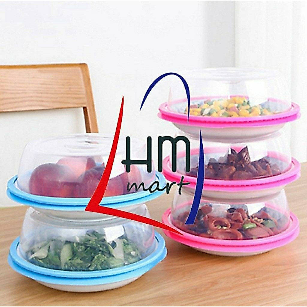 Penutup Makanan / Tudung Saji Warna Warni / Tutupan Piring / Tudung Saji Piring