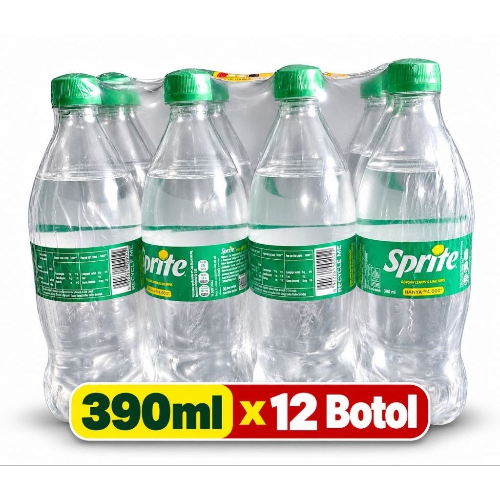 Sprite 390ml 1 Krat 12 Botol