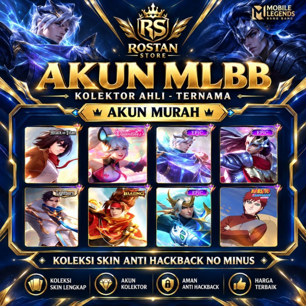 akun ml murah