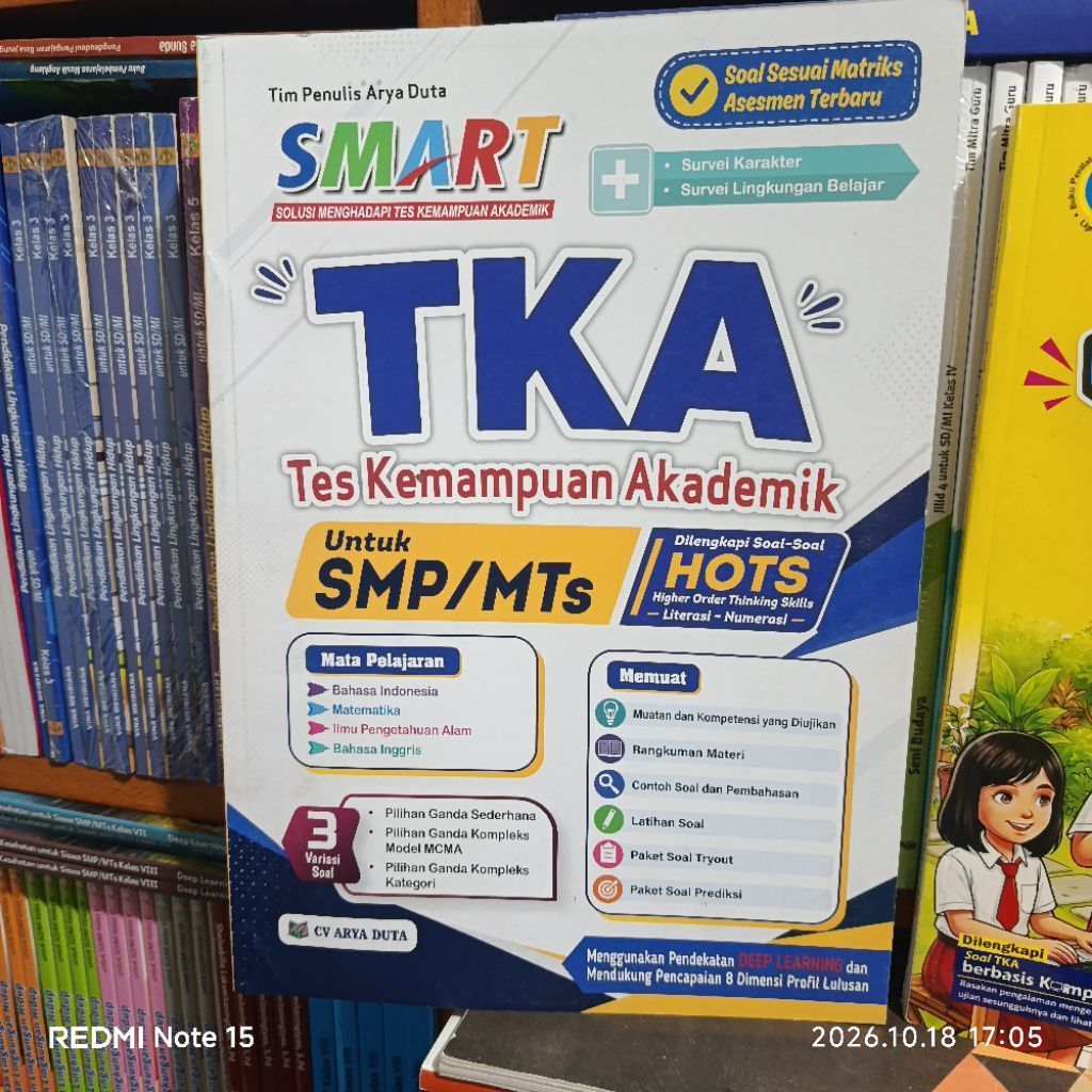 Buku Smart TKA SMP/MTS 2026-2027 CV. Arya Duta