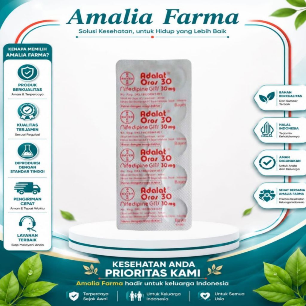 Adalat30 mg Oros/1Lembar