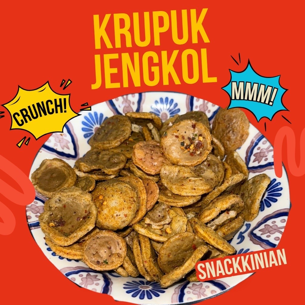 Krupuk Jengkol Snack Kinian Renyah Camilan Kering