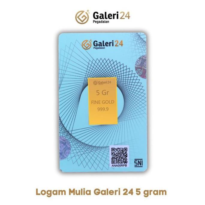 Terlaris Emas Batangan 5 Gram Galeri 24 - Emas Galeri 24