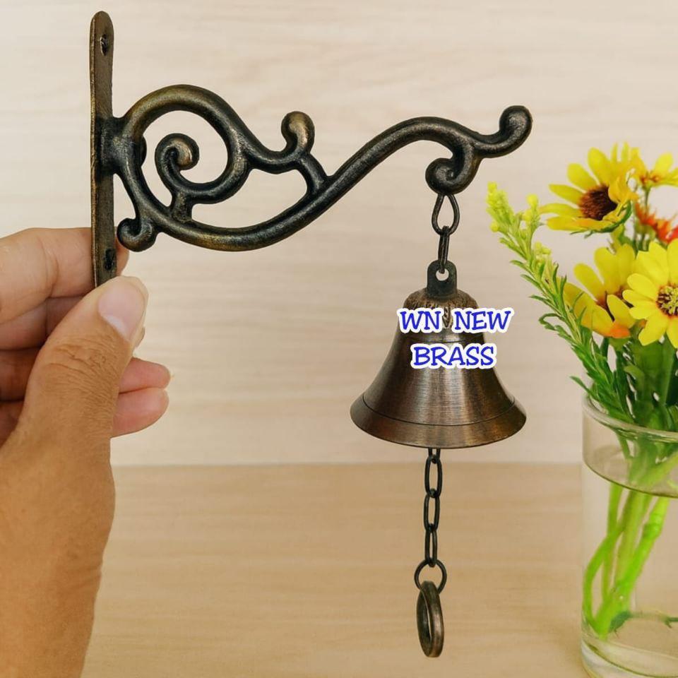 Bel Pintu Lonceng Klintingan Rumah Pagar Kuningan Antik 7 Cm
