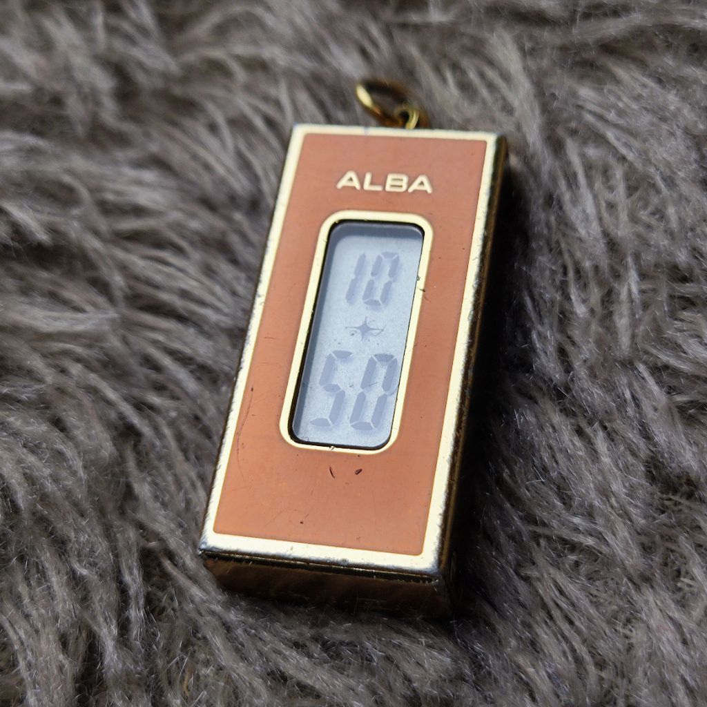 Kalung Jam Alba Digital Ref Y491-413A