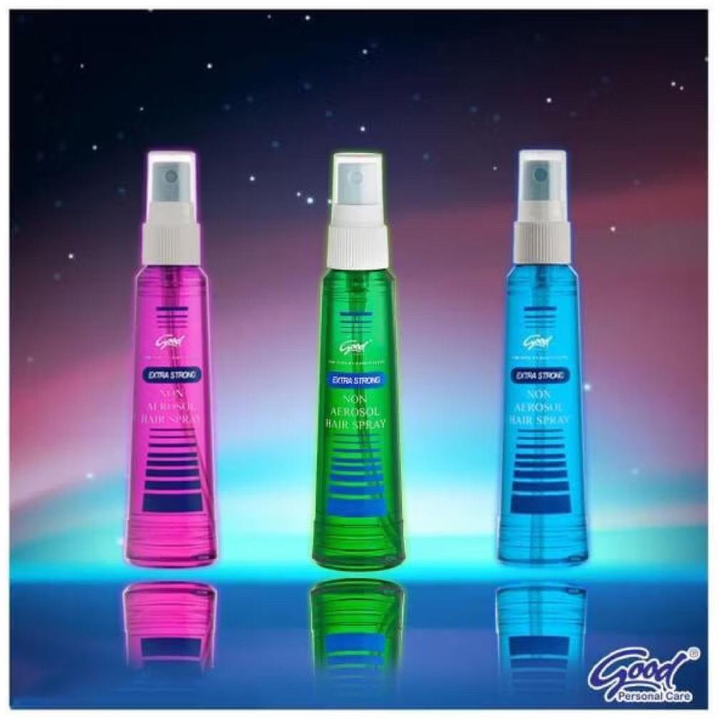 Good Hair Spray Non Aerosol Hairspray extra strong Rambut Penata Hair Take Off Styling Diskon