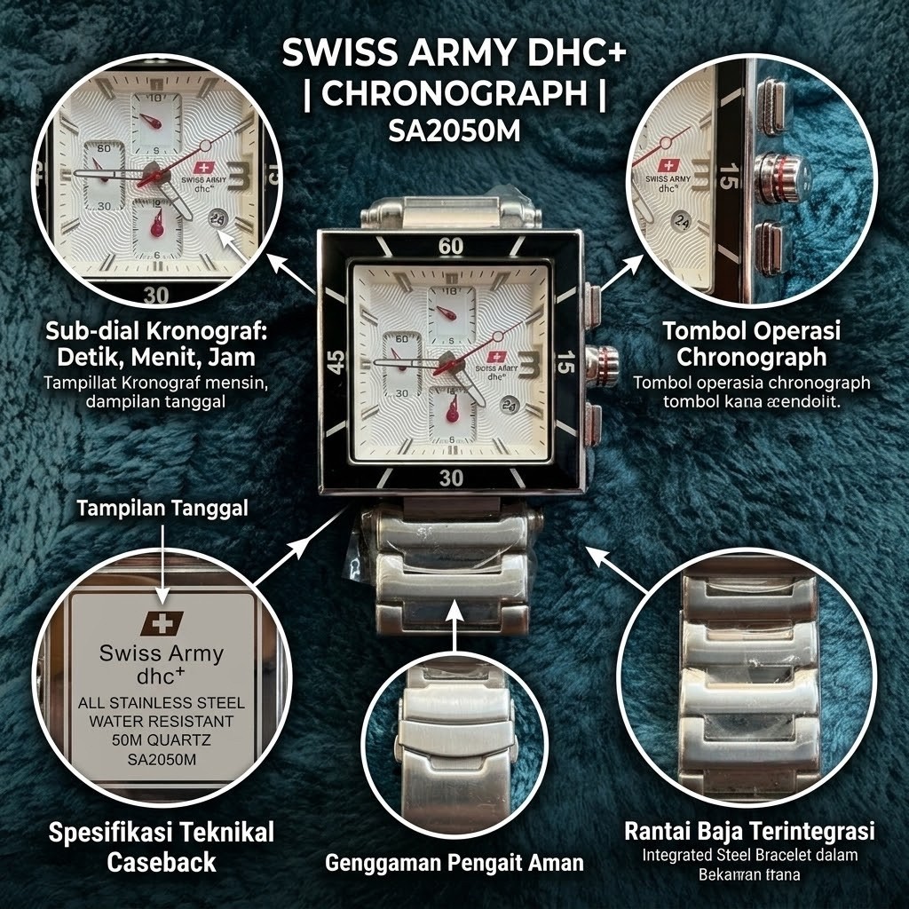 jam tangan Swiss Army dhc+ (Seri SA2050) ORIGINAL NEW