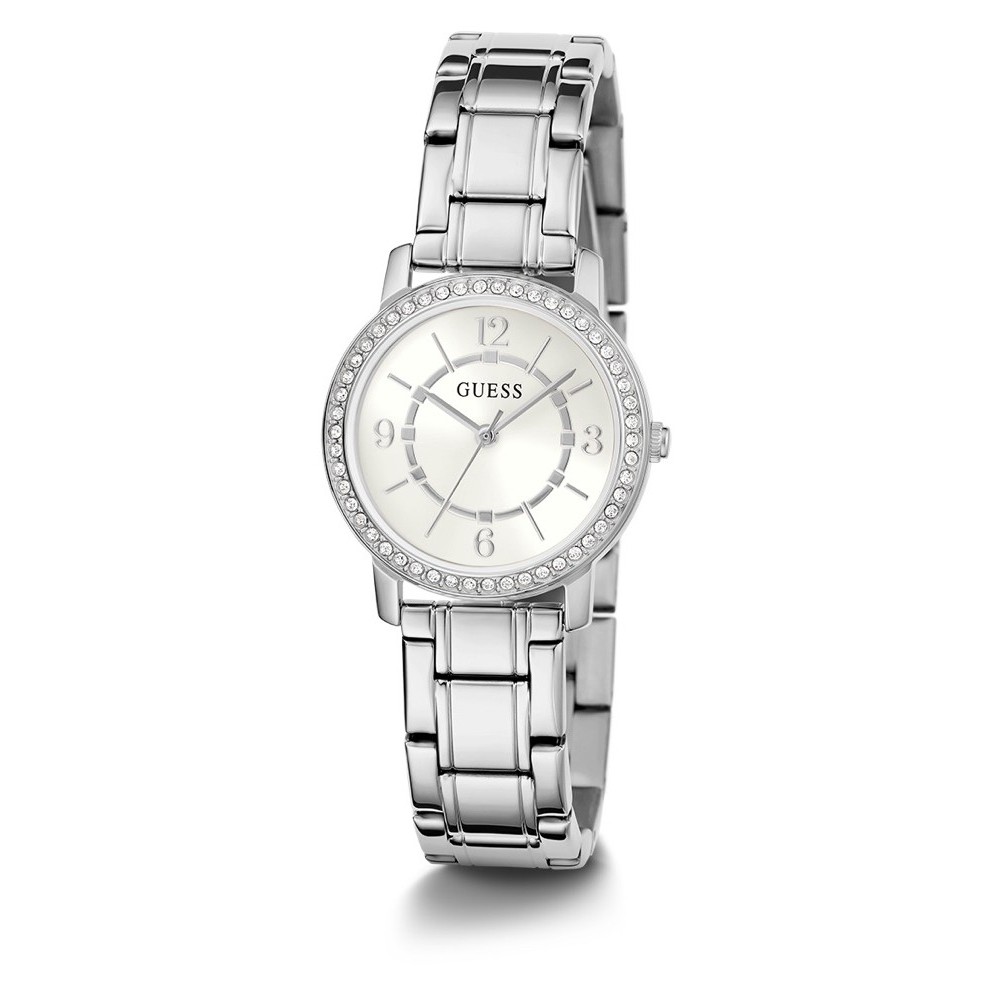 GUESS GW0468L1 Original MELODY Jam Tangan Wanita Analog Silver