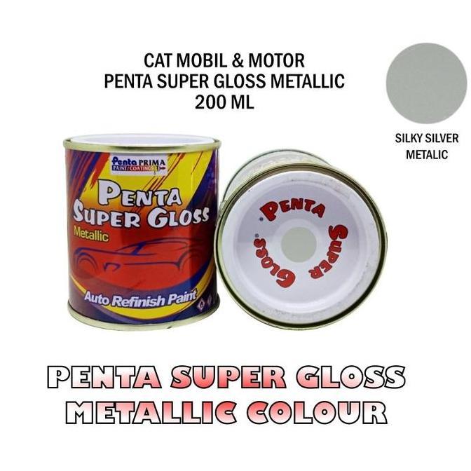 &<&<&<&] CAT PENTA SILKY SILVER 90192 200 gram - cat penta silver - cat penta super gloss silver - c
