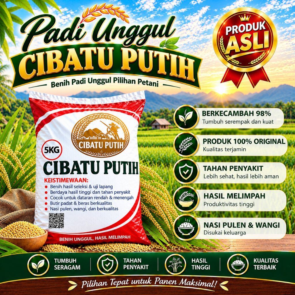 BENIH PADI CIBATU PUTIH 5KG