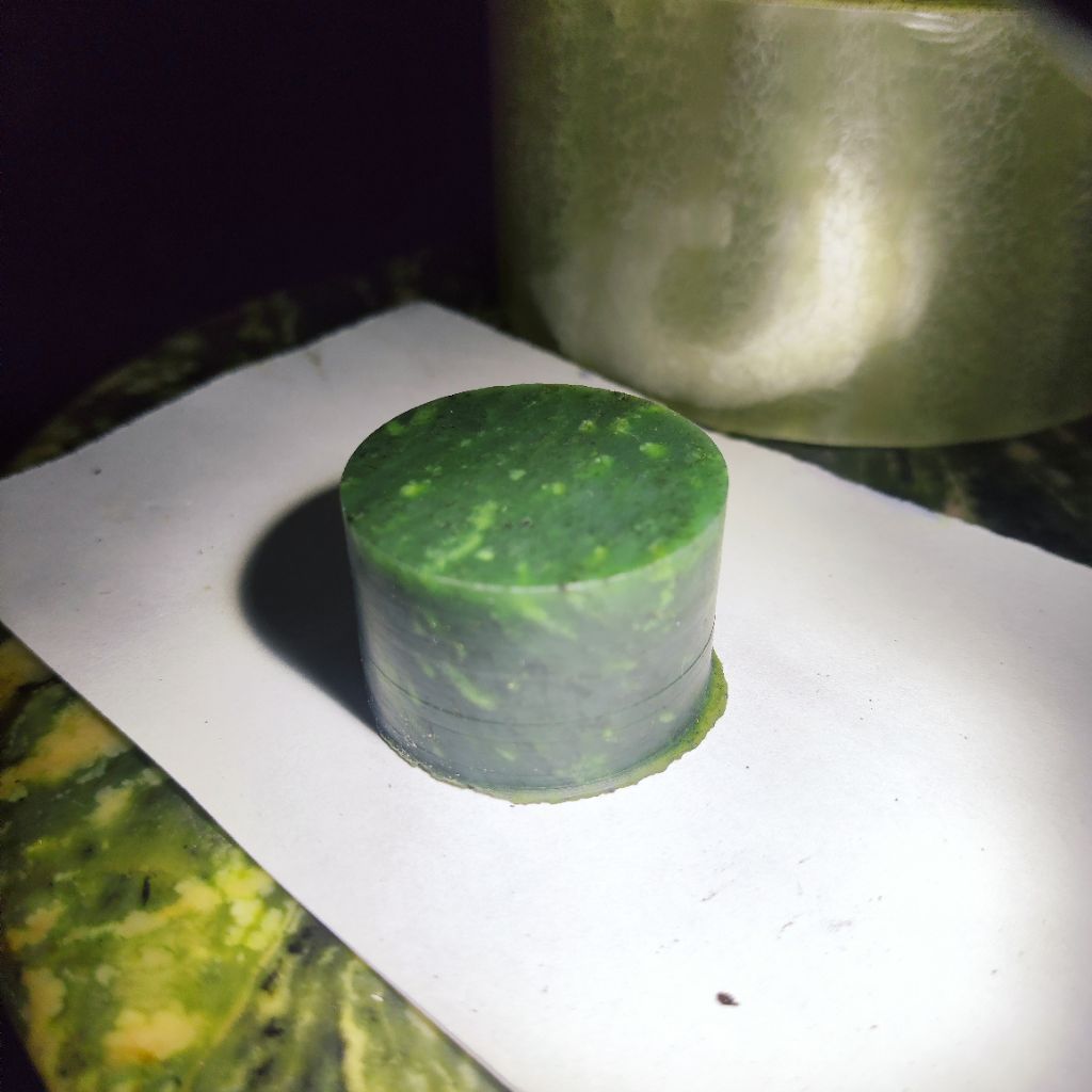 lempengan batu giok aceh nephrite jade super