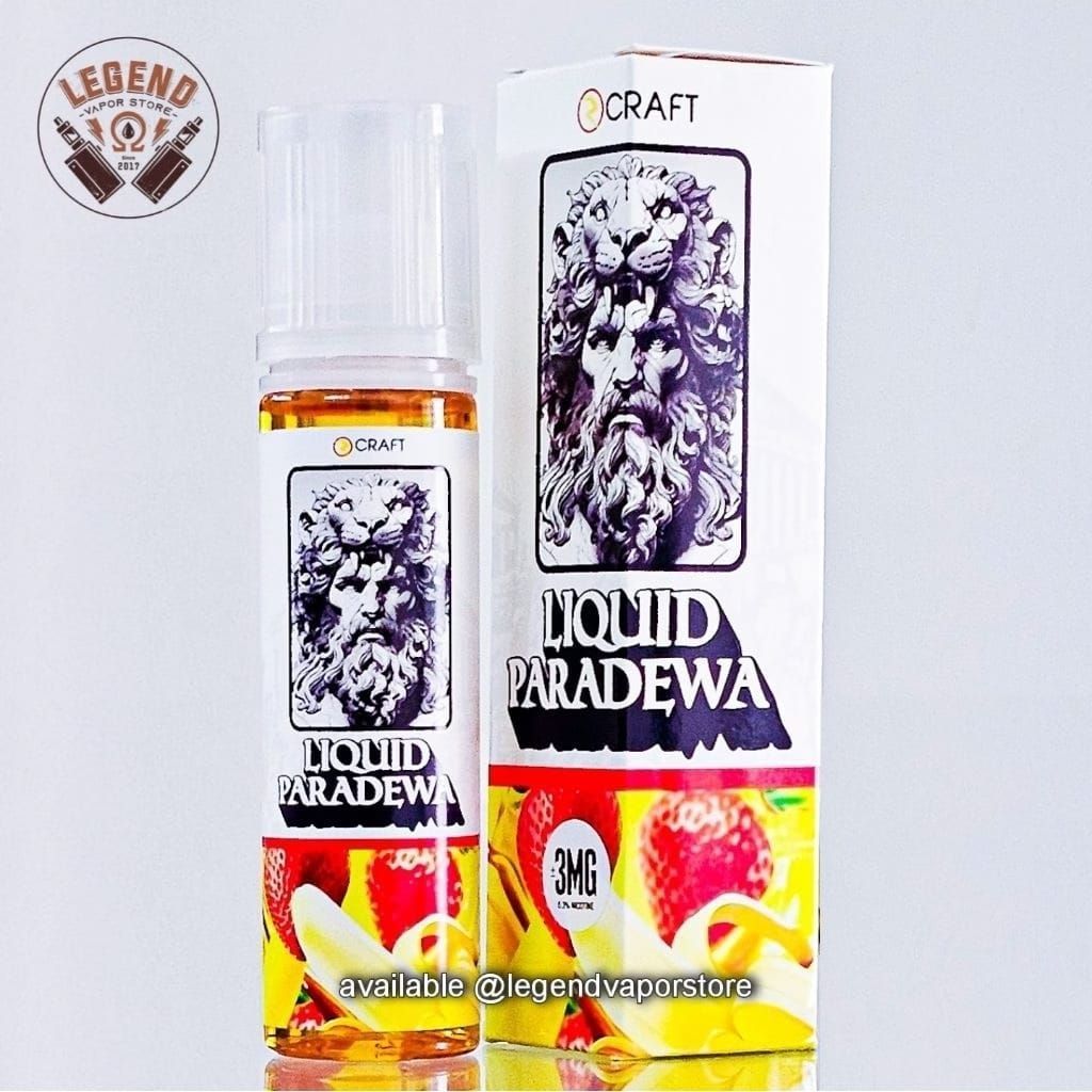 FREEBASE LIQUID PARADEWA SANG HERCULES Pisang Stroberi 60ML 3MG AUTHENTIC