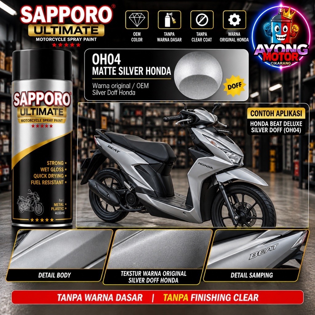 Sapporo Ultimate OH04** Silver Honda (Silver Doff Honda)