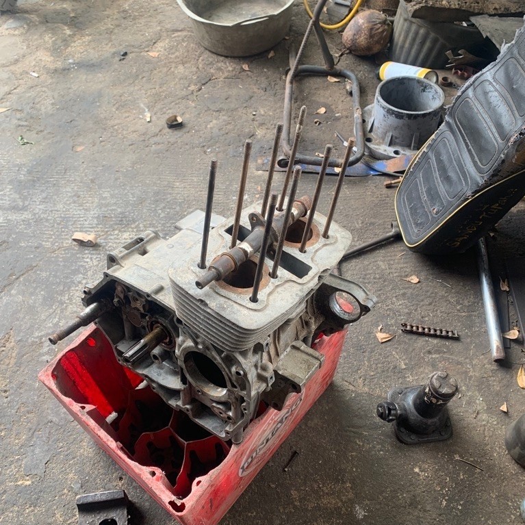 mesin cb200 twin