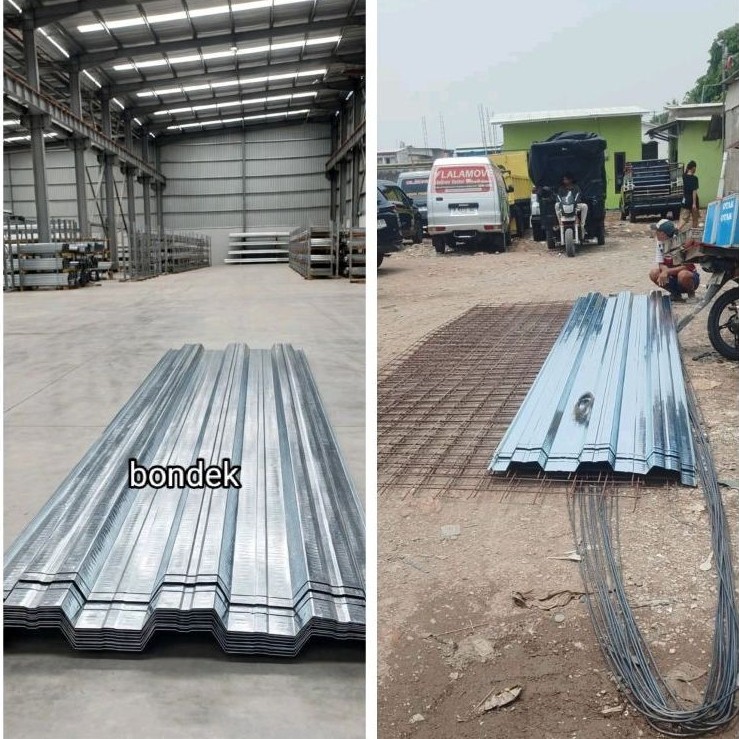 Bondek 0,75mm std (0,70mm) / Bondeck 0,7 untuk cor 3 meter 4 meter 5meter 6meter
