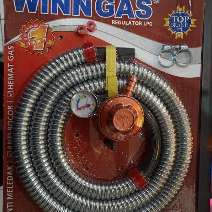 REGULATOR DAN SELANG GAS WINN