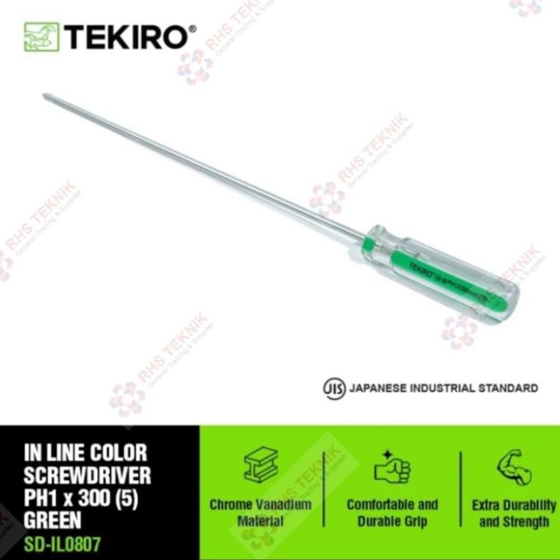 OBENG KRISTAL TEKIRO 300mm Obeng Kristal Tekiro 12 inch Obeng Plus Obeng Minus Tekiro Obeng kembang 