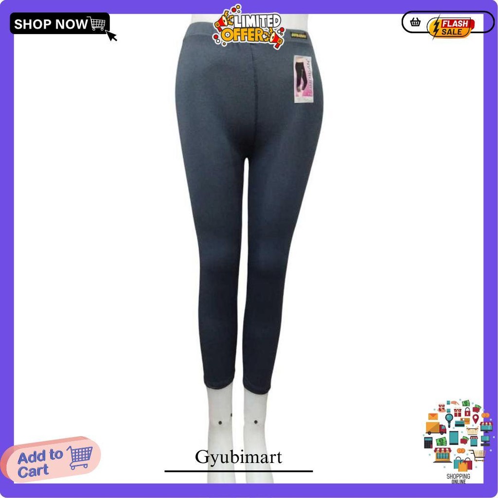 Celana Leging Dewasa 7/8 Merek Guojisan Bahan Katun Spandek Impor Uk Std - Jumbo Cod