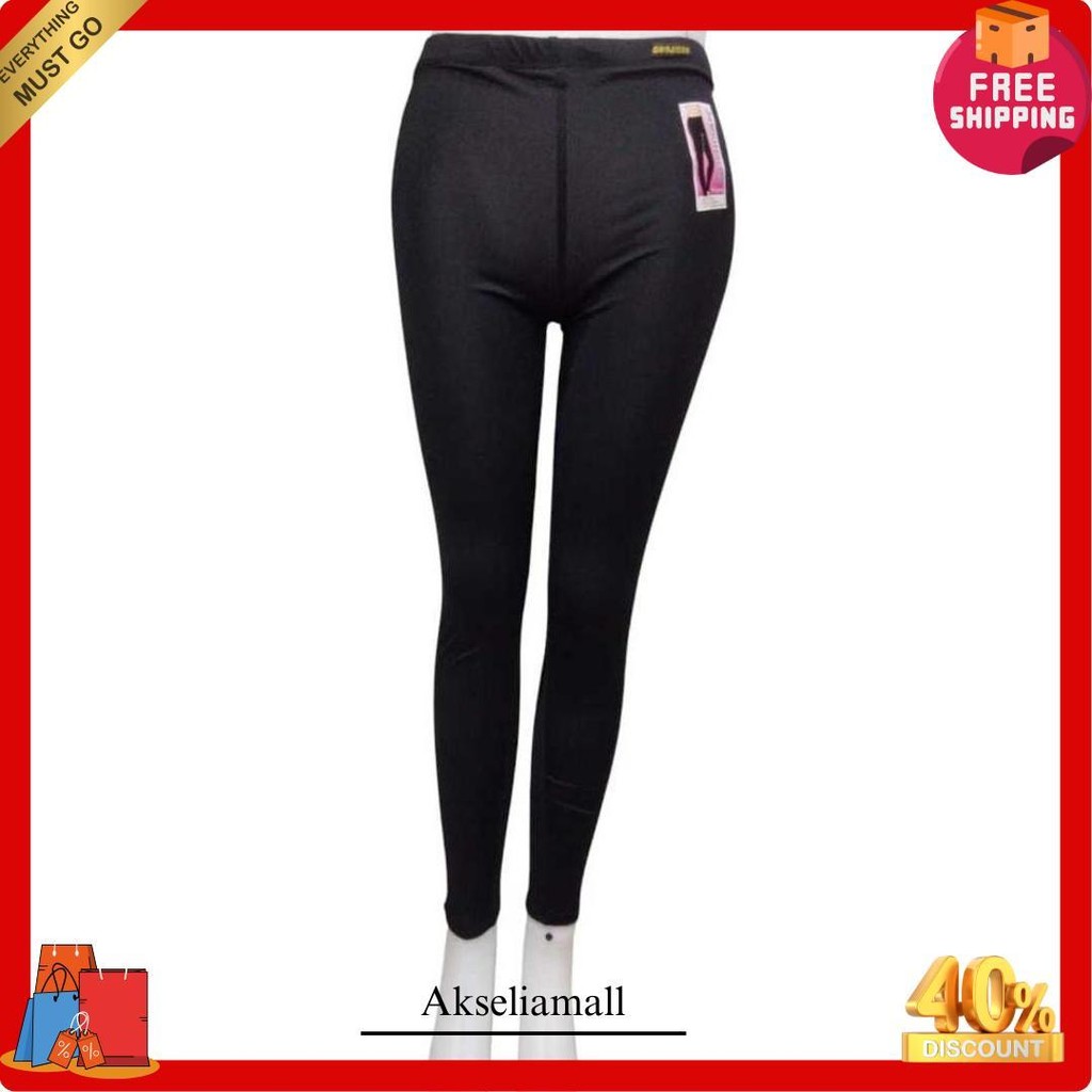 Celana Leging Dewasa Panjang Merek Guojisan Bahan Katun Spandek Impor Uk Std - Jumbo Terlaris