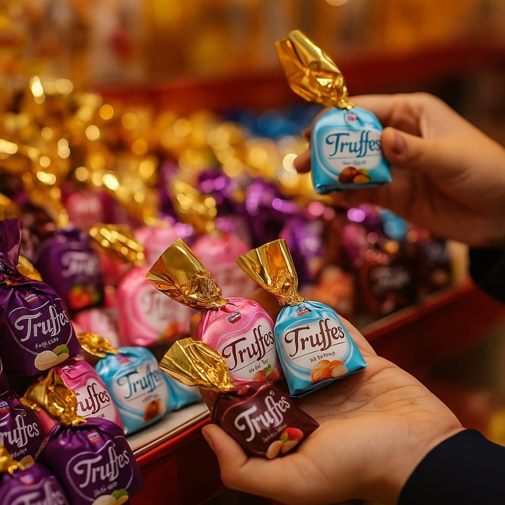 

coklat arab truffes 14gr – oleh-oleh haji umroh asli turki lumer premium kekinian