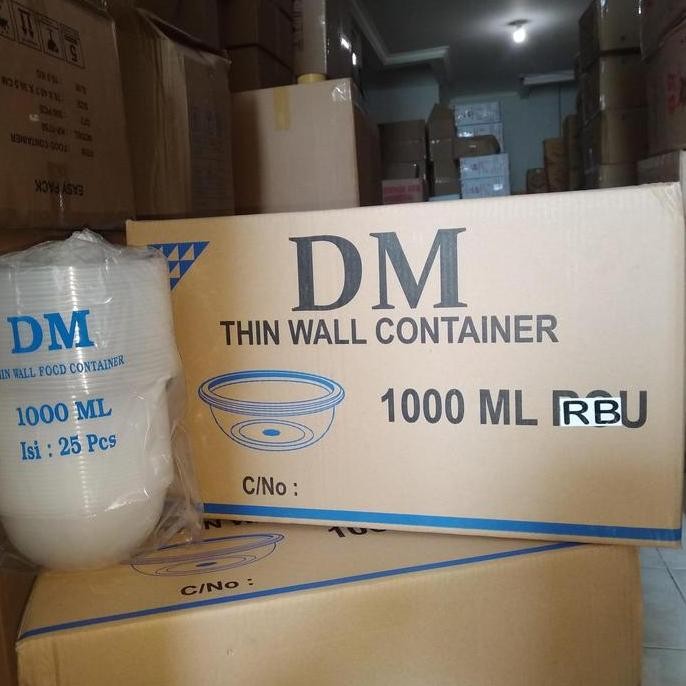 TERMURAH - THINWALL MANGKOK DIAMOND 1000ML - MANGKUK DIAMOND 1000 ML- ISI 150 PCS