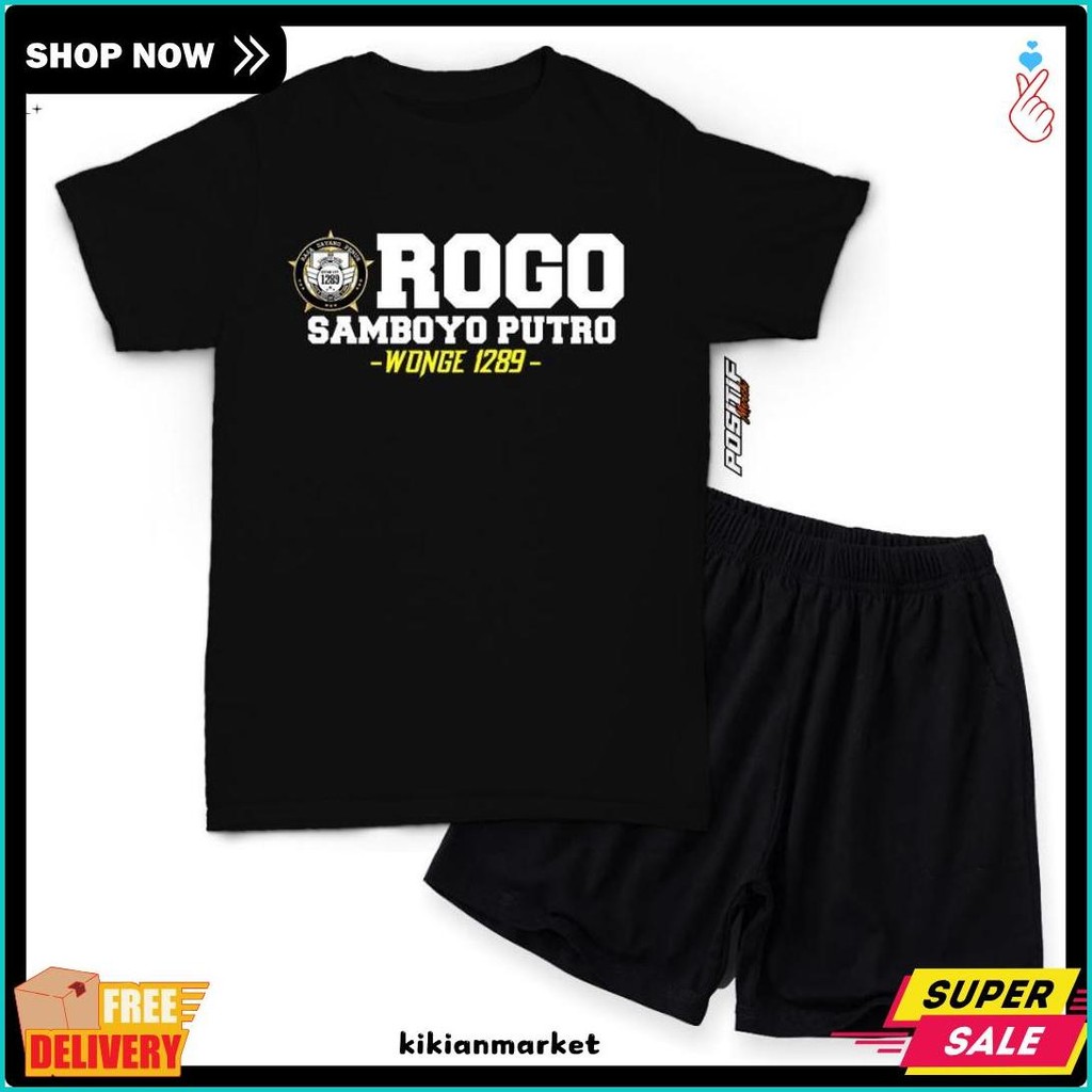 Cod Baju Kaos Setelan Anak Rogo Samboyo Putro Jaranan Bantengan