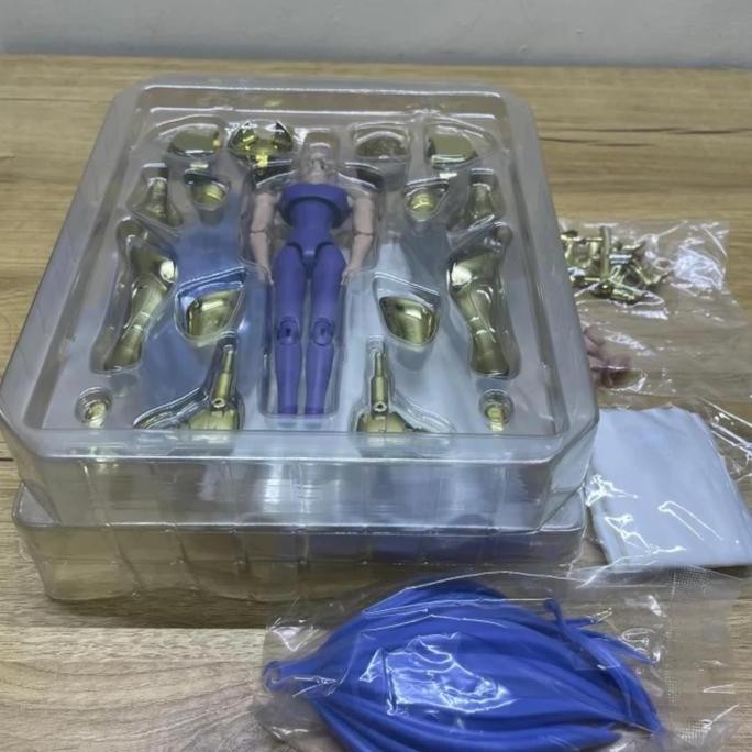 Scm Saint Seiya Lost Canvas Gemini Defteros Gold Saint St Model New Mib [ Ready Stock / Bukan Po ]