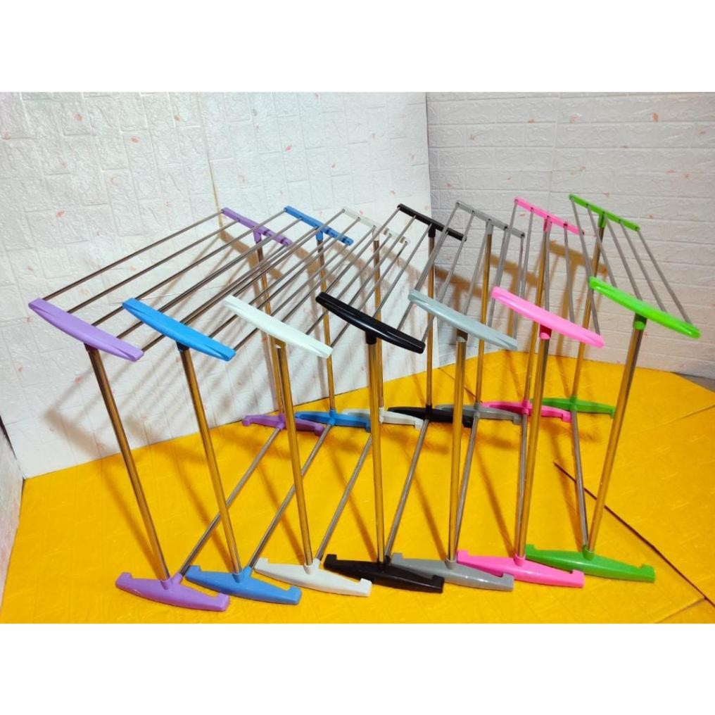 SHENAR, (COD) Jemuran Handuk Plastik Portable / Tempat Jemur Handuk Gantungan Kamar Mandi/Rak Gantun