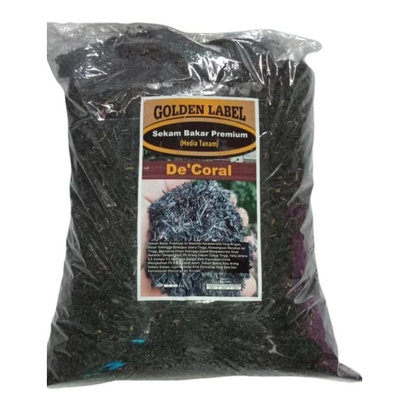 Sekam Bakar Media Tanam Arang Sekam Padi Arang Sekam