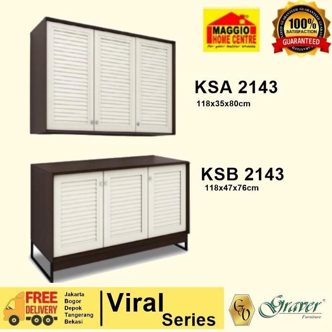 TERLARIS RAK PIRING MINIMALIS MODERN - LEMARI PIRING - KITCHEN SET MINIMALIS -KSA VIRAL - GRAVER