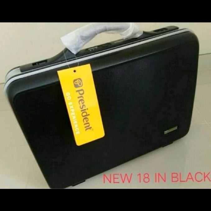 Briefcase President 18In Koper Dokumen Tas Kantor Fiber Tahan Air Ori