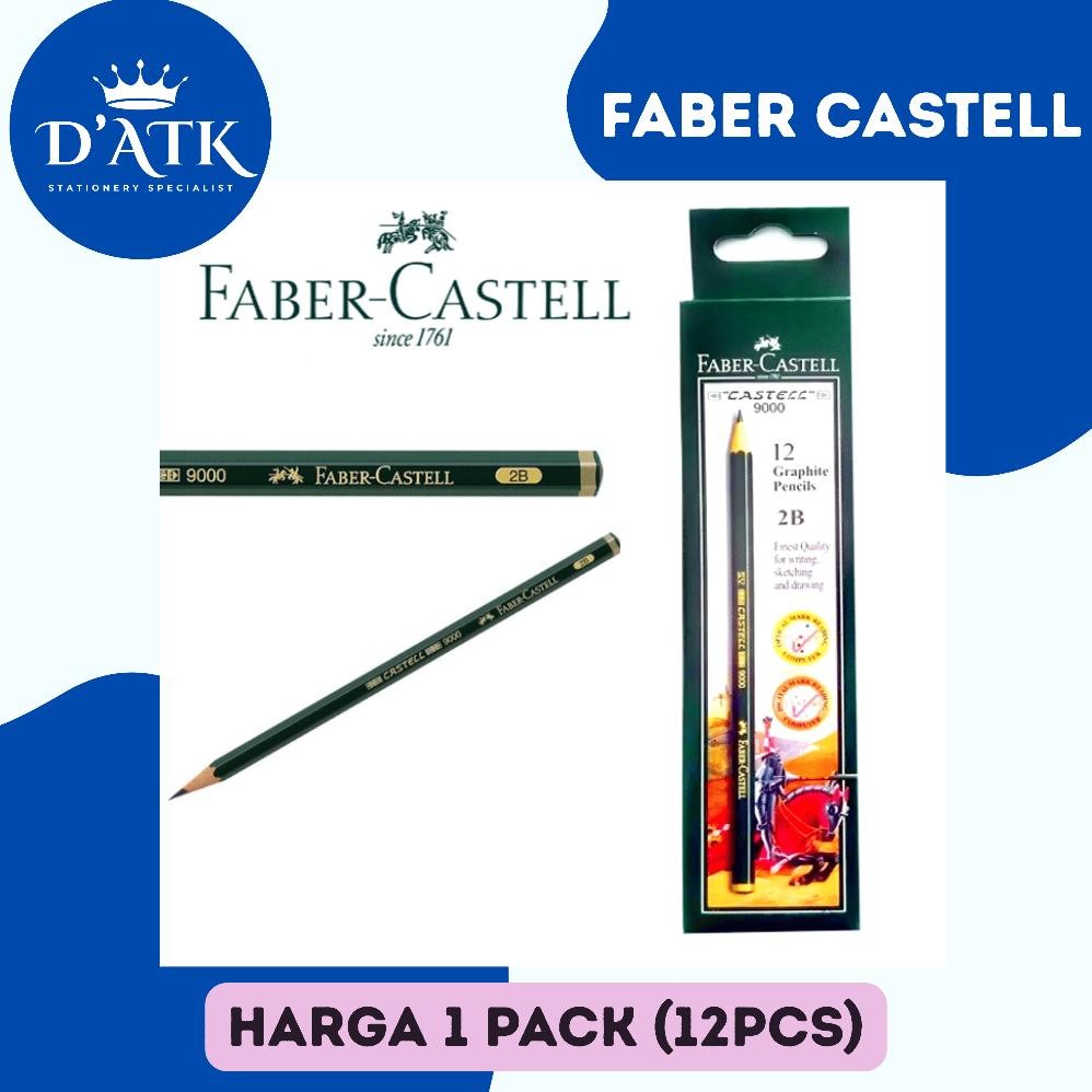 

DATK Stationery Pensil 2B FABER CASTELL 1 Pack 12 PCS