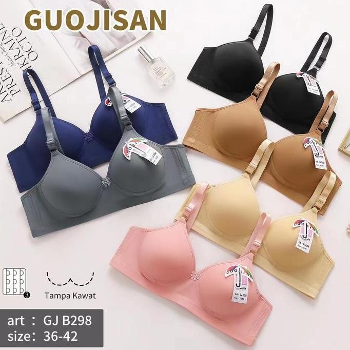 PROMO BRA GUOJISAN  (100RB DAPAT 5) BRA GUOJISAN POLOS CUCI GUDANG
