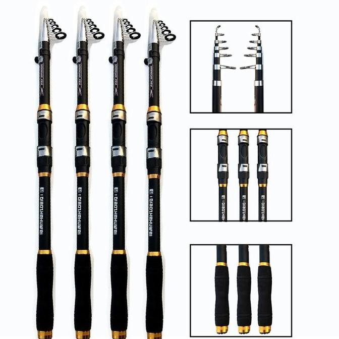 Satu Set Paket Joran Reel Pancing Murah Set Pancingan Ikan Galatama Joran dan Katrol Rill