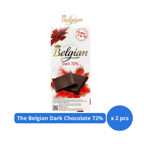 

The Belgian Dark Chocolate 72% 100gr x 2 pcs