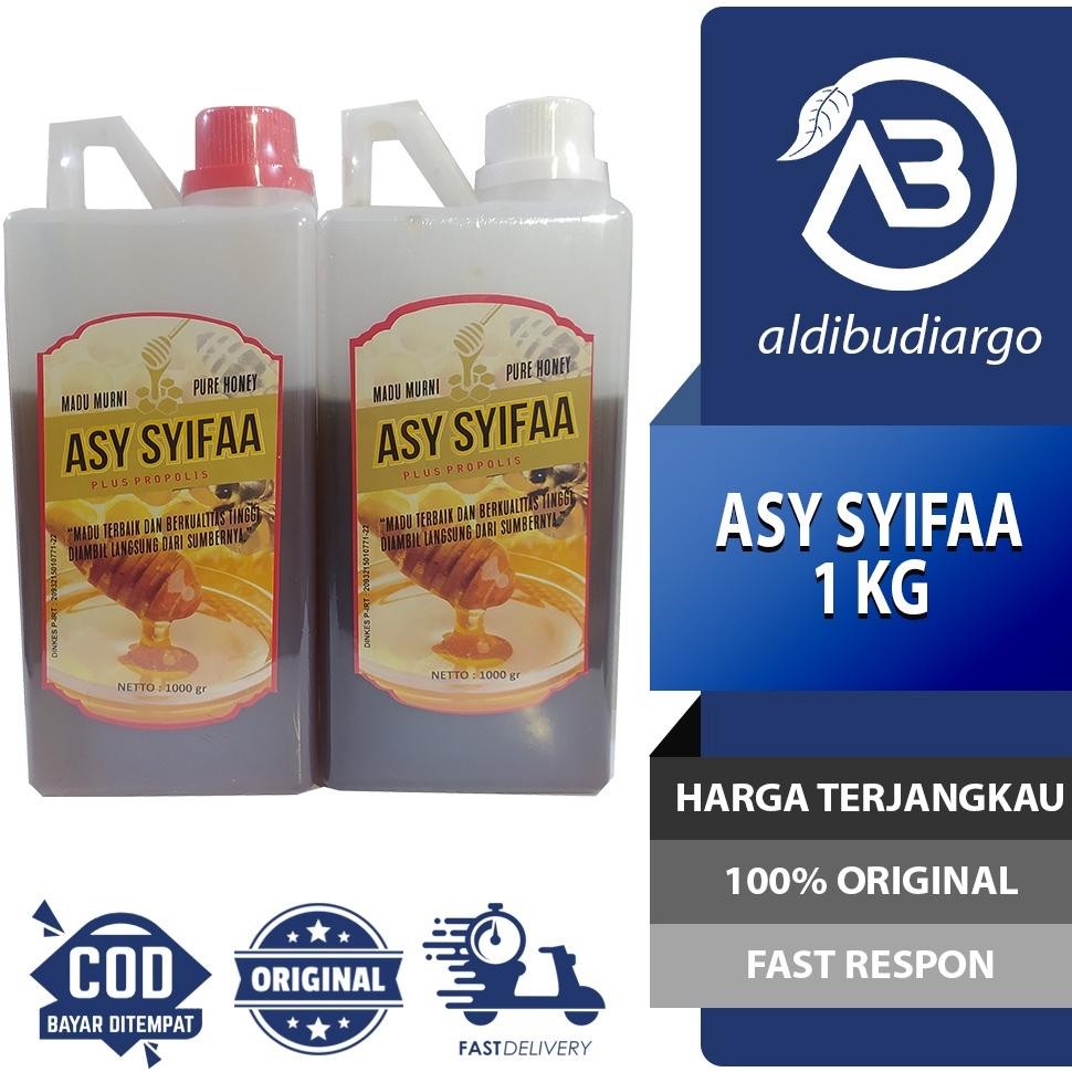

(Terbaru) MADU MURNI PURE HONEY ASY SYIFAA 1 KG | MADU ASYIFA | MADU KALIMANTAN ASY SYIFAA (Terlaris)