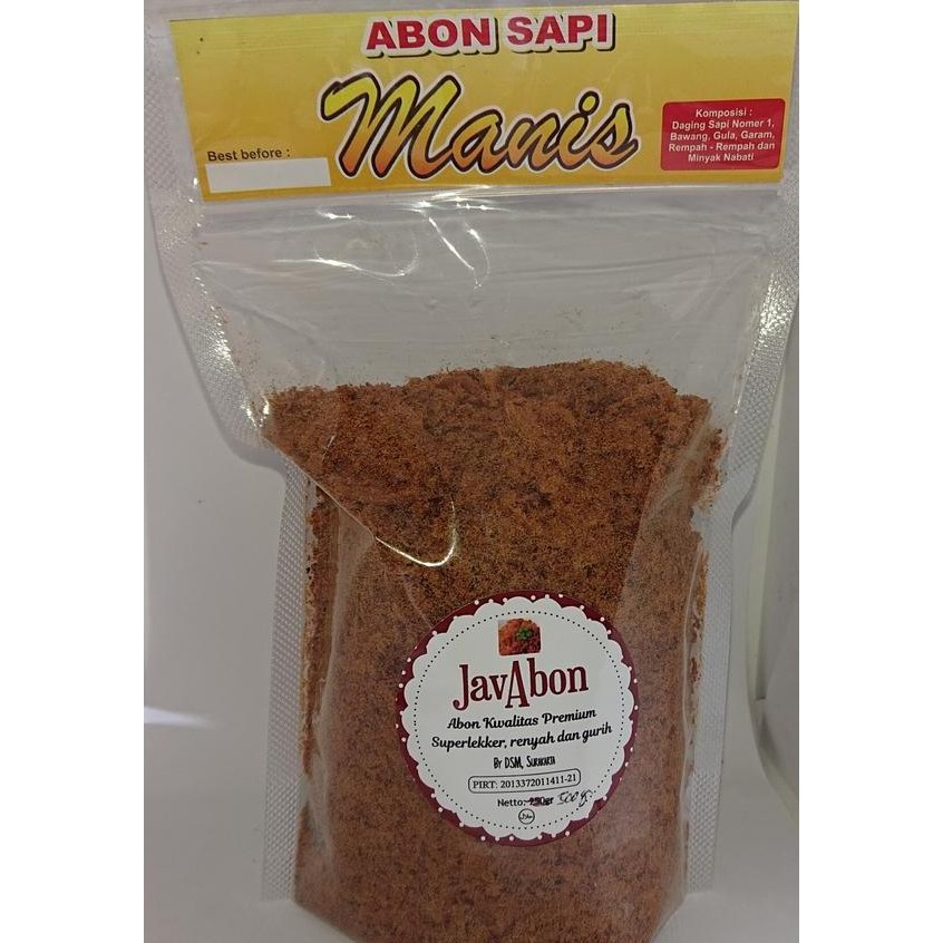 

Javabon Abon Sapi Manis Beef Floss