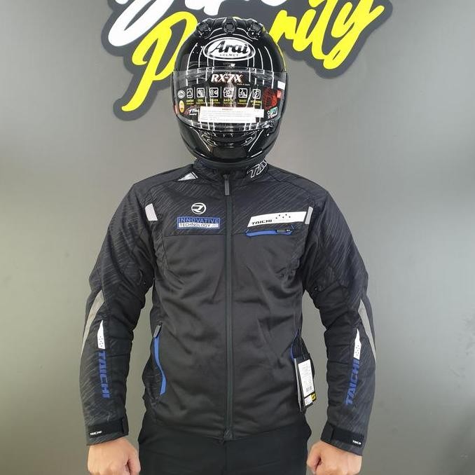 Ready RS Taichi RSJ325 Racer Mesh Jacket - Black Blue