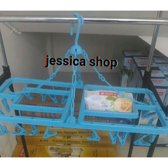 ready jemuran baju gantung / square hunger lion star murah