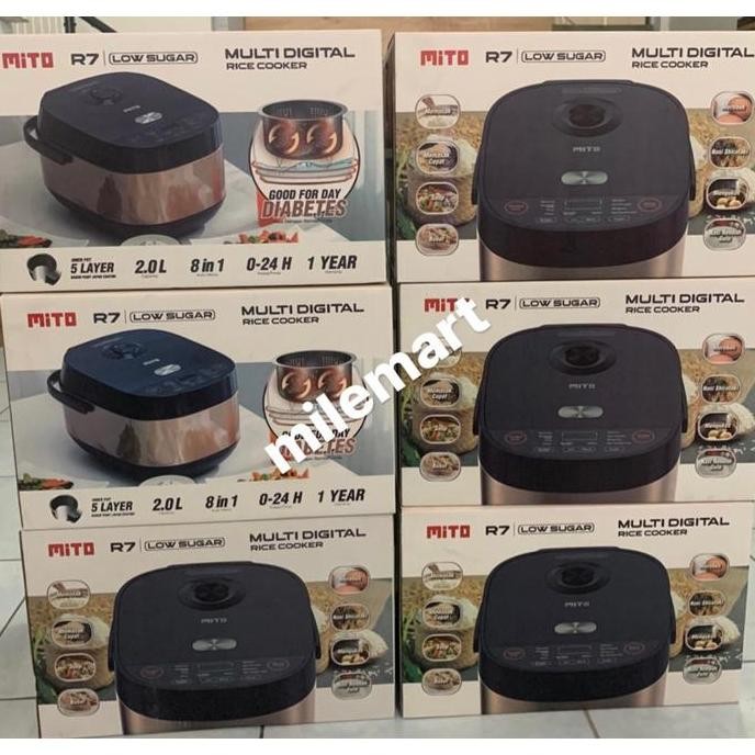 MITO Rice Cooker R7 Low Sugar / Ricecooker Low Carbo MITO ORI CO