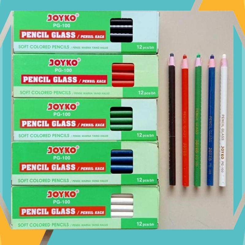 

Promo Pensil Kaca Pencil Glass Joyko PG-100 ( 12 Pcs ) [ Original ] KTU-48