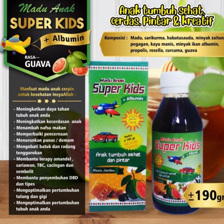 

(Terbaru) Madu anak SUPERKIDS batuk pilek flu demam penurun panas nafsu makan amandel radang sariawan daya tahan kecerdasan anak (Terlaris)