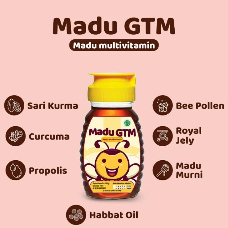 

(Terbaru) Madu GTM Madu Penambah Nafsu Makan Anak (Terlaris)