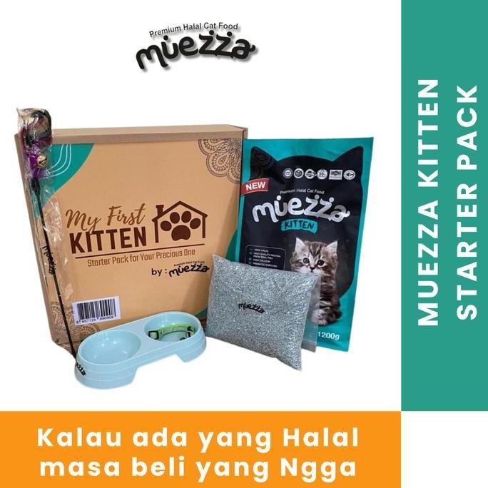 Muezza Kitten Starter Pack Makanan Anak Kucing
