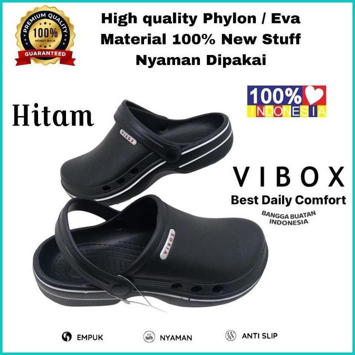 Ms - Sandal Kodok Hitam | Sandal Medis Dokter Perawat | Sandal Umroh Haji | Sandal Pabrik | Sandal K