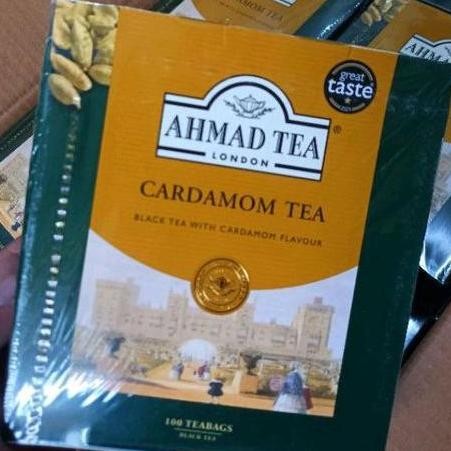 welcome to tahuan jaya AHMAD TEA LONDON CARDAMOM | AHMAD Teh Kapulaga ORIGINAL SAUDI ISI 100 SACHET