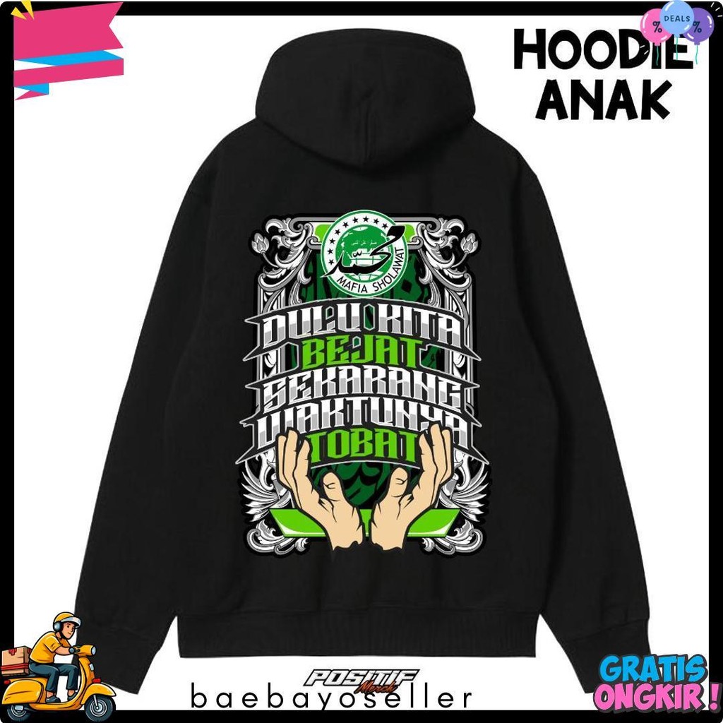 Cusss Serbu Hoodie Jaket Anak Fleece Mafia Sholawat Tobat Mafis Indonesia