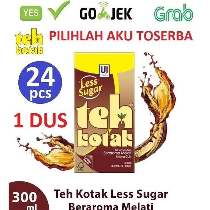 

welcome to tahuan jaya TEH KOTAK ULTRA JASMINE LESS SUGAR 300 ml ( HARGA 1 DUS ISI 24 )