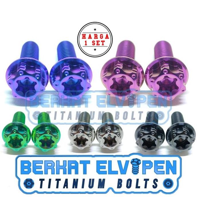 Ready Baut Titanium Gear Head Tutup Oli Gardan Beat Scoopy Genio Vario 110